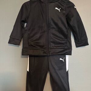 Puma Black matching tracksuit
